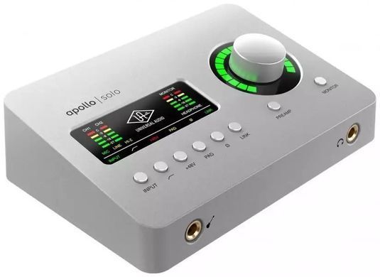 UNIVERSAL AUDIO Apollo Solo Heritage Edition (Desktop/Mac/Win/TB3), Серебристый