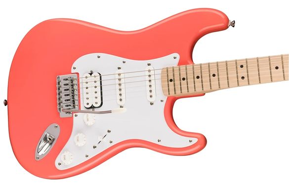 Squier by Fender Sonic Stratocaster HSS MN Tahity Coral, Розовый