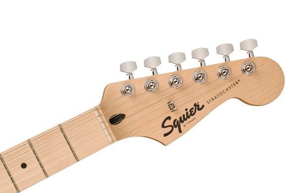 Squier by Fender Sonic Stratocaster HSS MN Tahity Coral - Электрогитара, Розовый