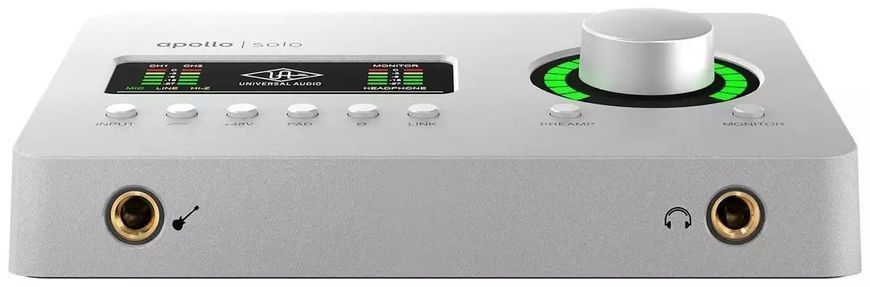 UNIVERSAL AUDIO Apollo Solo Heritage Edition (Desktop/Mac/Win/TB3), Серебристый