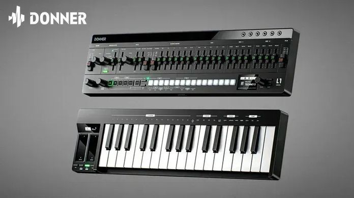 DONNER MUSIC Essential L1- Аналоговий синтезатор, Черный