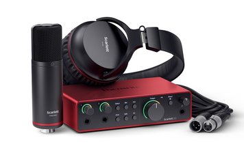 FOCUSRITE Scarlett 2i2 Studio 4th Gen, Червоний