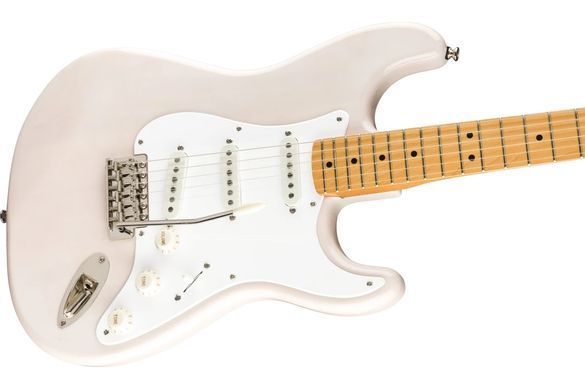 Squier by Fender Classic Vibe '50S Stratocaster Maple Fingerboard, White Blonde - Электрогитара, Белый