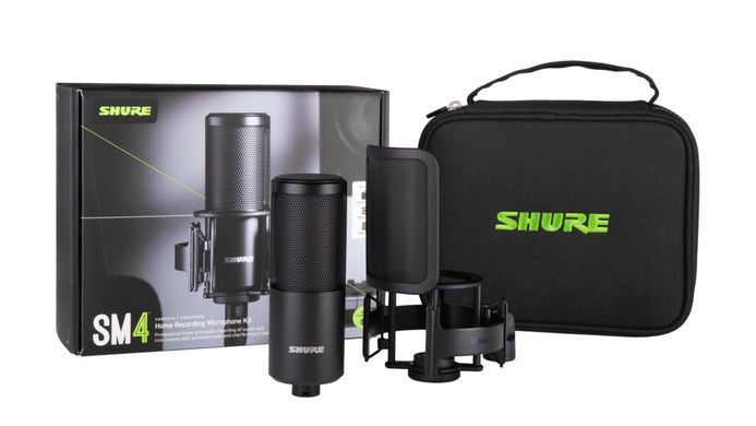 SHURE SM4-K-KIT - мікрофон студійний, Черный