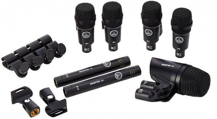 AKG DRUMSET SESSION I - комплект микрофонов для ударных, Черный