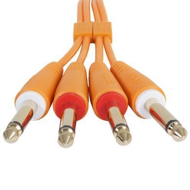 UDG Set Jack-Jack Orange 3m (U97004OR) - професійний подвійний аудіокабель, Черный