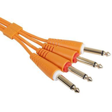 UDG Set Jack-Jack Orange 3m (U97004OR) - професійний подвійний аудіокабель, Черный