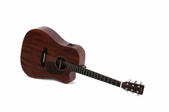 Sigma DMC-15E - Электроакустическая гитара, Коричневый