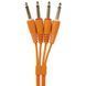 UDG Set Jack-Jack Orange 3m (U97004OR) - професійний подвійний аудіокабель, Черный