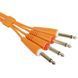 UDG Set Jack-Jack Orange 3m (U97004OR) - професійний подвійний аудіокабель, Черный
