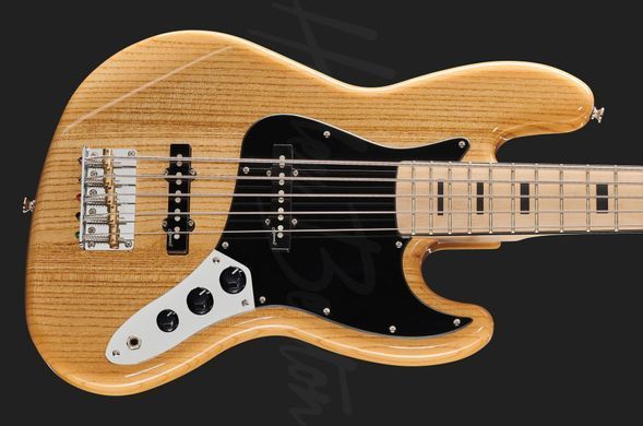 Harley Benton JB-75-5MN NA Vintage Series - Бас-гитара, Натуральный