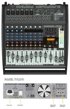 BEHRINGER EUROPOWER PMP500, Темно-сірий