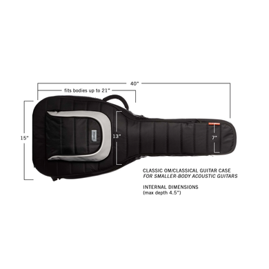 MONO M80-AC-BLK - кейс для акустичної гітари , Черный