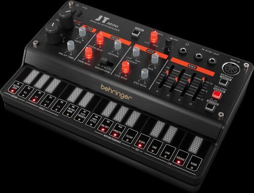 Behringer JT MINI - аналоговий поліфонічний синтезатор, Черный