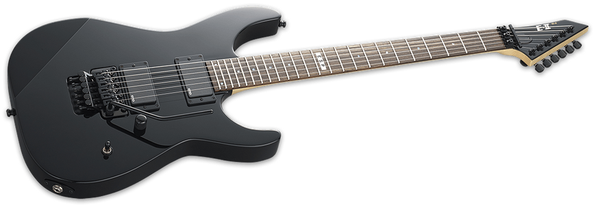 ESP E-II M-II NECK THRU (BLACK), Черный
