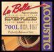 La Bella 700L - струны для аккустической гитары