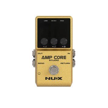 NUX Amp Core Studio - гітарна педаль ефектів, Золотий