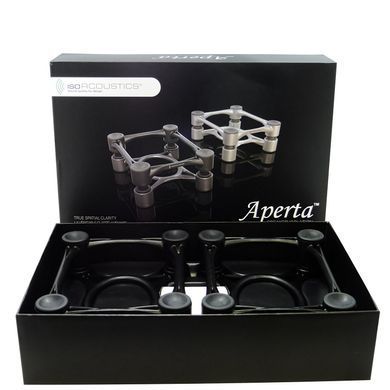 IsoAcoustics APERTA Black - изоляционная подставка для акустических систем, Черный