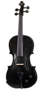 STENTOR 1515/ABK HARLEQUIN ELECTRIC VIOLIN OUTFIT 4/4 (BLACK), Черный