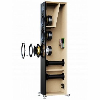 ELAC Debut 3.0 - DF63-BK Floorstand Speaker - акустическая система, Черный
