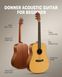 Donner Music Acoustic Guitar 41 Inch Full-size EC983, Натуральний