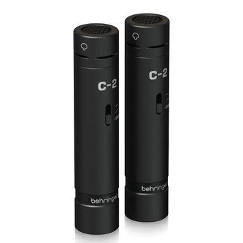 BEHRINGER C-2 Dark Edition - комплект подобраных конденсаторных микрофонов, Черный