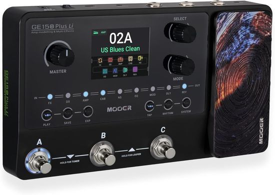 MOOER GE150 Plus Li - процесор ефектів, Черный