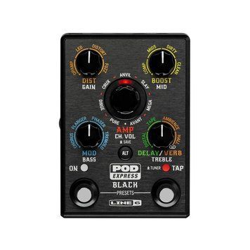 Line 6 POD EXPRESS BLACK - педаль эффектов , Серебристый