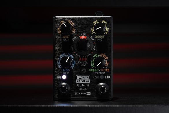 Line 6 POD EXPRESS BLACK - педаль эффектов , Серебристый