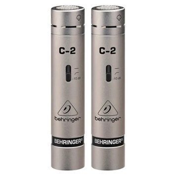 Behringer C-2 &mdash; комплект конденсаторных мокрофонов, Серебристый