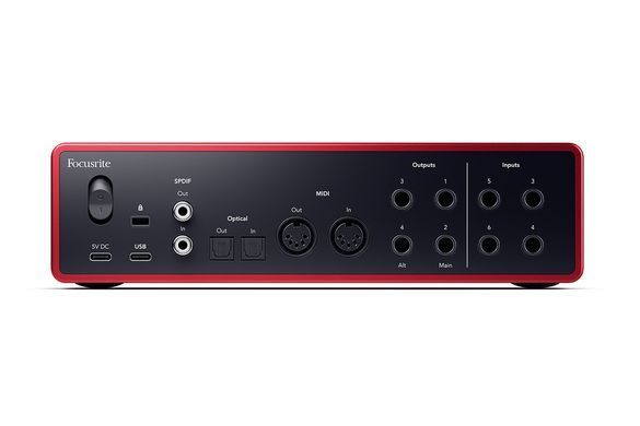 FOCUSRITE Scarlett 16i16 4th Gen - Аудіоінтерфейс , Червоний