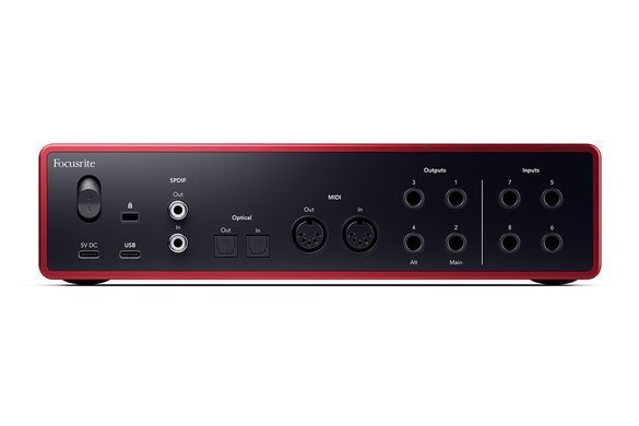 FOCUSRITE Scarlett 18i16 4th Gen - Аудіоінтерфейс , Червоний