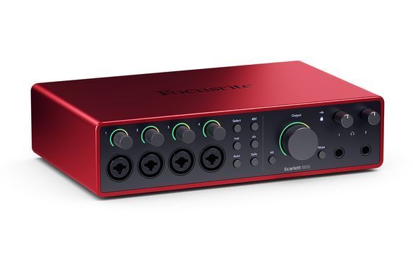 FOCUSRITE Scarlett 18i16 4th Gen - Аудіоінтерфейс , Червоний