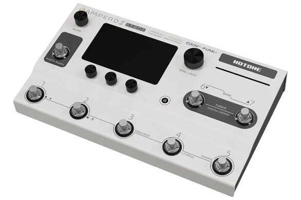 Hotone Audio Ampero Stage II - Гитарный процессор эффектов, Белый