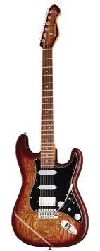 MOOER MSC20 Pro (Amber Brown) - электрогитара, Коричневый