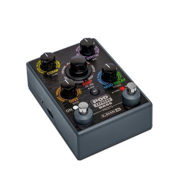 Line 6 POD EXPRESS BASS  - педаль ефектів, Черный