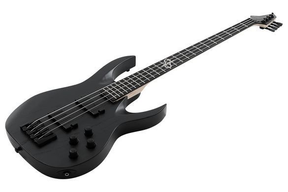 SOLAR GUITARS AB2.4BOP SK Black Open Pore Matte - Бас-гітара, Черный