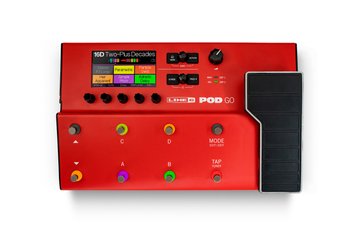 LINE 6 POD GO LIMITED EDITION RED, Червоний