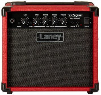 Laney LX15B-RED - комбопідсилювач для бас-гітари, Червоний