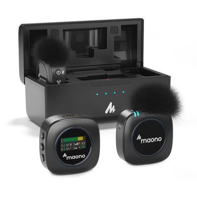Maono WM821 - Радіосистема (мікрофон бездротовий), Черный