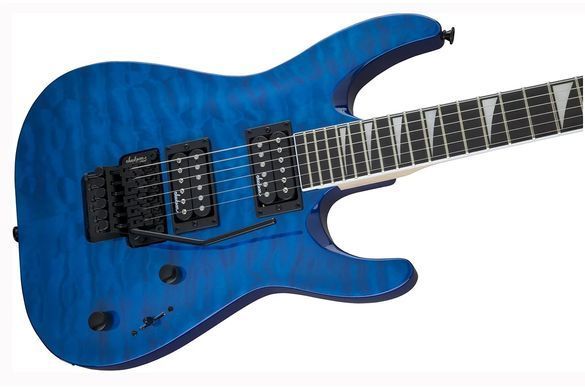 JACKSON JS32Q Dinky Arch Top DKA AR Transparent Blue - Електрогітара, Темно-синій