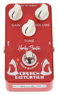 Harley Benton Crunch Distortion, Червоний