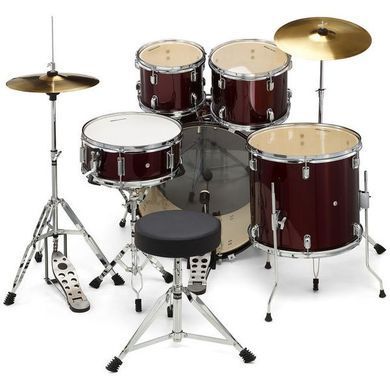 Millenium Focus 22 Drum Set Red - ударна установка, Червоний