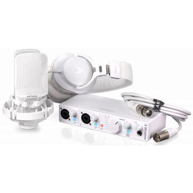 Arturia MiniFuse Recording Pack (White) - Набір для звукозапису, Білий