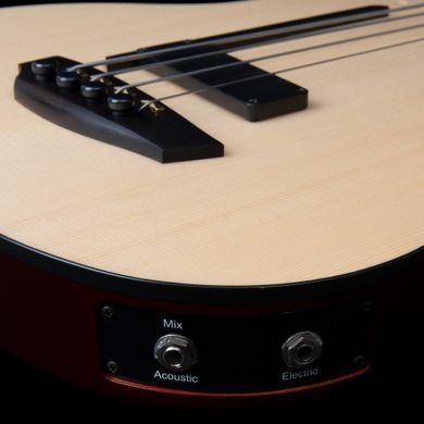 Godin Guitars Godin A4 Ultra Natural Fretless A/E - бас-гитара электроакустическая, Натуральный