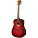 Lag Tramontane Special Edition T-RED-D (Red Burst) - Акустическая гитара, Красный
