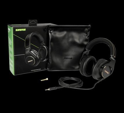 SHURE SRH840A-EFS - професійні моніторні навушники, Черный