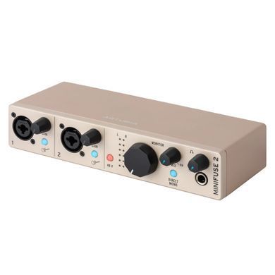 Arturia MiniFuse 2 Champagne Edition - Аудиоинтерфейс , Бежевый