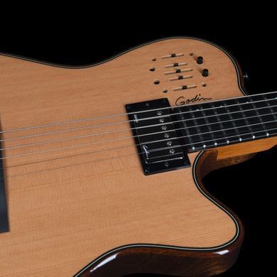 Godin Guitars Godin A6 Ultra Dlx Nat - електроакустична гітара, Натуральний