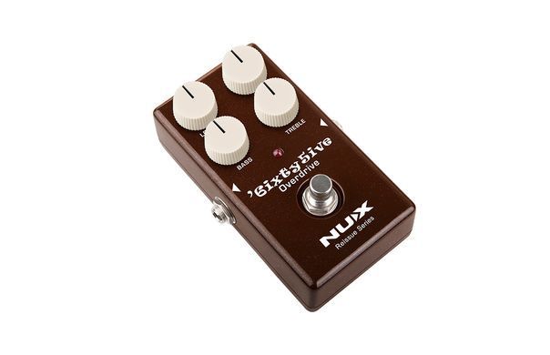 NUX 6ixty5ive OverDrive - педаль эффектов, Коричневый